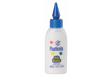 Adhesivo vinilico Plasticola x 40 grs. cola blanca, lavable 