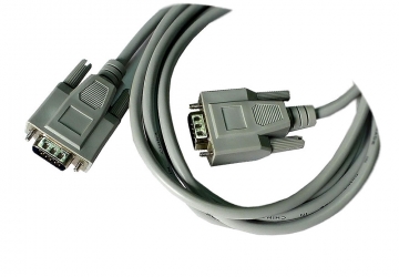 Cable para Monitor SVGA. Conector HD15 macho a HD15 macho. Triple blindaje (tres conductores coaxiales). Moldeado. 1.80 mts