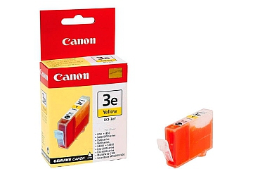 Cartucho Inkjet Canon BCI-3eY amarillo, compatible sin cabezal BJC-3000/6000 S-400/450 MPC-755 original