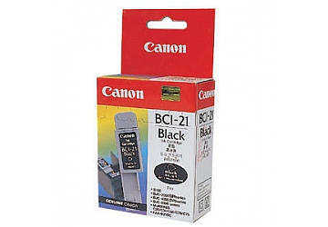 Cartucho Inkjet Canon BCI-21BK negro, compatible con BJC-2000/BJC-2100/BJC-4000/BJC-4100/BJC-4200/BJC-4300/BJC-4400/BJC-4550/BJC-5000/BJC-5500/S-100/Multipass 3000/Multipass 3500/Multipass 5000/Multipass 5500/Multipass C2500/Multipass C-70, alternativo