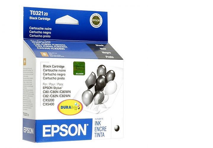 Cartucho Inkjet Epson T032120 Negro Original En Planetoffice 9912