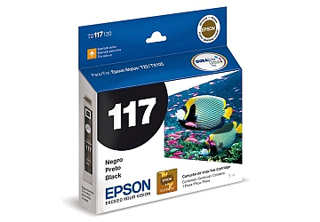 Cartucho Inkjet Epson T117120-AL  negro, compatible con Stylus T23, T24, TX-105, TX-115, original. Rendimiento 180 páginas aprox 