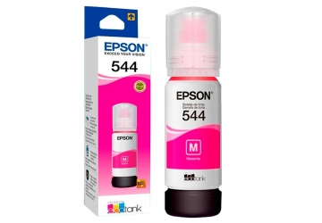 Botella de tinta Epson T544320 magenta, compatible con L3110, L3150,L5190, original. Rendimiento 7500 paginas aprox. Contenido 70 ml