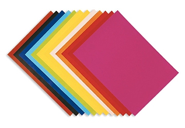 Cartulina de color de 44.5 x 63 cm x 125 grs x 20 unidades