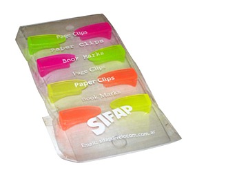 Clip plástico valeria x 8 unidades, colores surtidos