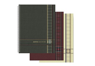 Cuaderno Arte Escoces 22 x 29.7, cuadriculado x 80 hojas