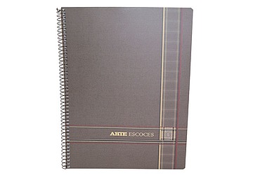 Cuaderno Arte Escoces 22 x 29.7, rayado x 80 hojas 