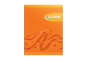 Cuaderno Gloria sin espiral 16 x 21cm tapa dura, 84 hojas, rayado. Para uso escolar y apuntes de trabajo, papel de 65 grs.