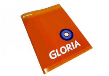 Cuaderno Gloria sin espiral 16 x 21cm tapa flexible, 48 hojas, cuadriculado. Para uso escolar y apuntes de trabajo, papel de 65 grs.