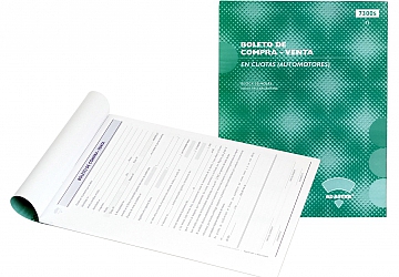 Formulario Ad Astra 7300S Boleto Compra Venta Automotores en cuotas Carta 50 hojas ( 71 )
