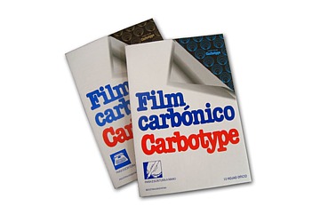 Papel carbónico Carbotype azul x 10 unidades, tamaño oficio. 
