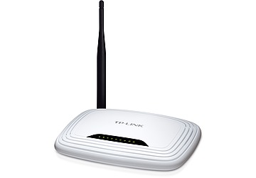 Router Inalámbrico N a150Mbps c/antena fija TL-WR740N. Dispositivo de conexión de red de cable / inalámbrico incluye un router para compartir internet y un switch de 4 puertos.