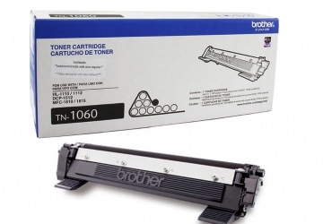 Toner original Brother TN-1060. Para modelos: HL 1110/1112/1200/1212w DCP1520- MFC1810/1815/1617w. Rinde 1000 paginas