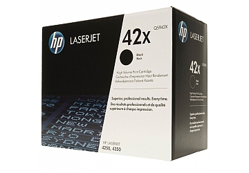 Toner HP Q5942X negro, compatible con LaserJet 4240/4250 (serie)/4350 (serie), original, rendimiento 20000 páginas