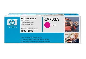 Toner HP C9703A, compatible con LaserJet Color 1500 (serie)/2500 (serie), original, Color magenta, rendimiento 4000 páginas