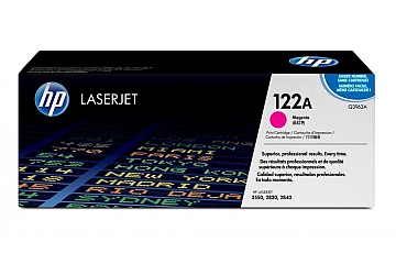 Toner HP Q3963A, compatible con LaserJet Color 2550 serie/2800/2820 serie/2830/2840 serie, original, Color magenta, rendimiento 4000 páginas