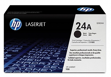 Toner HP Q2624A negro, compatible con LaserJet 1150, original, rendimiento 2500 páginas