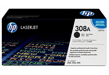 Toner HP Q2670A, negro compatible con LaserJet Color 3500 (serie) / 3550 (serie) / 3700 (serie), original, rendimiento 6000 páginas