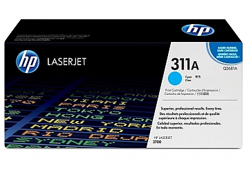 Toner HP Q2681A, compatible con LaserJet Color 3700 (serie), original, Color cyan, rendimiento 6000 páginas
