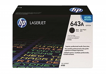 Toner HP Q5950A, negro compatible con LaserJet Color 4700 (serie), original, rendimiento 11000 páginas