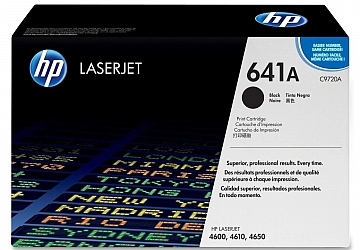 Toner HP C9720A, negro compatible con LaserJet Color 4600 (serie) / 4650 (Serie), original, rendimiento 9000 páginas