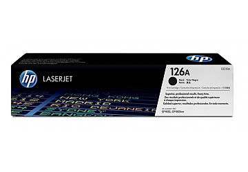 Toner HP CE310A negro, compatible con LaserJet CP1025nw, LaserJet PRO 100 Color MFP M175, original, rendimiento 1.200 páginas
	