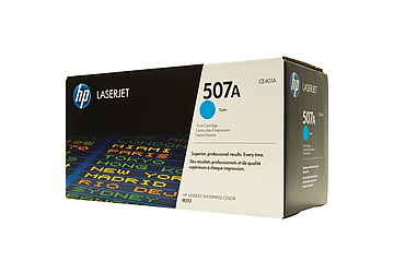 Toner HP CE401A cyan, compatible con LaserJet M551 / LaserJet M551dn, original, rendimiento 6000 páginas