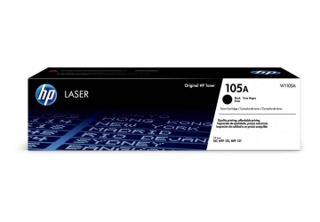 Toner HP W1105A, compatible con LaserJet 103A, LaserJet MFP 107 serie, LaserJet MFP 108 serie, LaserJet MFP 131 serie, LaserJet MFP 135 serie y LaserJet MFP 136 serie. Rendimiento 1000 páginas.