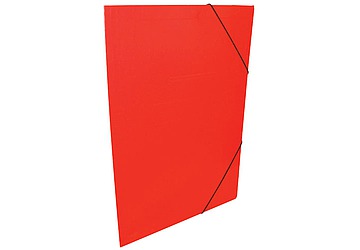 Carpeta tres solapas plastica con elastico oficio