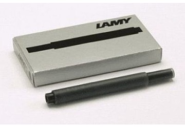 Cartucho de tinta Lamy para lapicera Lamy Safari, pack x 5, tinta negra