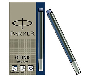 Cartucho Parker de tinta para lapicera Parker, pack x 5