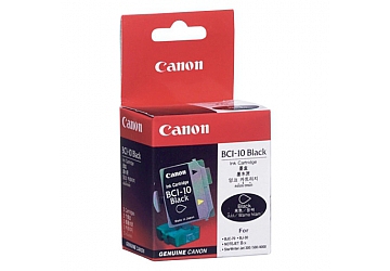 Cartucho Inkjet Canon BCI-10B negro, compatible con BJ-30/BJC-50/BJC-55/BJC-70/BJC-80/BJC-85, original.