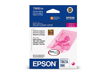 Cartucho Inkjet Epson T063320 magenta, compatible con Stylus C67, C87, C87+, CX3700, CX4100, CX4700, CX5700F, CX7700, original. Rendimiento 350 paginas aprox 