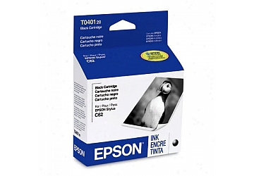 Cartucho Inkjet Epson T040120 negro, compatible con Stylus C62, CX3200, original. Rendimiento 600 paginas aprox 