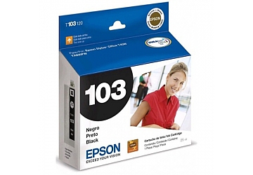 Cartucho Inkjet Epson T103120 negro, compatible con Stylus Office TW40, TX600FW, original. 