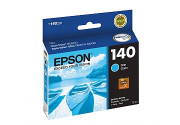 Cartucho Inkjet Epson T140220 cyan, compatible con Stylus Office TX525FW / Stylus Office TX620FWD / Stylus TX560WD, original. Rendimiento 755 paginas aprox 