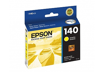 Cartucho Inkjet Epson T140420 amarillo, compatible con Stylus Office TX525FW / Stylus Office TX620FWD / Stylus TX560WD, original. Rendimiento 755 paginas aprox 