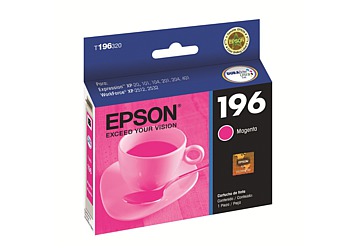 Cartucho Inkjet Epson T196320-AL magenta, alta capacidad, compatible con Expression XP-401/ WorkForce WF2532, original. Rendimiento 290 paginas 