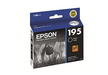 Cartucho Inkjet Epson T195120-AL negro, compatible con Expression XP-101/ XP-201 / XP-211, original. Rendimiento 130 paginas 