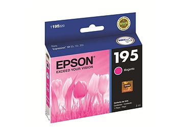 Cartucho Inkjet Epson T195320-AL magenta, compatible con Expression XP-101/ XP-201 / XP-211, original. Rendimiento 210 paginas 