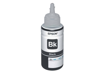 Botella de tinta Epson T673120 negro original, compatible L800, original. Rendimiento 1800 paginas aprox. Contenido 70 ml