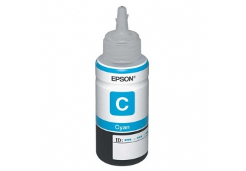 Botella de tinta Epson T673220 cyan original, compatible L800, original. Rendimiento 1800 paginas aprox. Contenido 70 ml