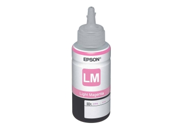 Botella de tinta Epson T673620 magenta claro original, compatible L800, original. Rendimiento 1800 paginas aprox. Contenido 70 ml