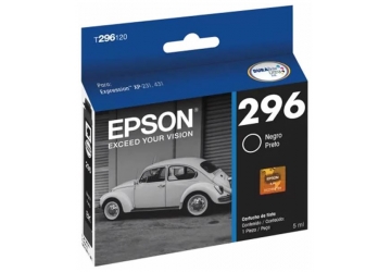 Cartucho Inkjet Epson T296120 negro, compatible con Expression XP-231, Expression XP-431, original. Rendimiento 130 paginas aprox  