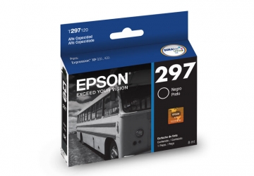 Cartucho Inkjet Epson T297120 negro, compatible con Expression XP-231, Expression XP-431, original. Rendimiento 300 paginas aprox  