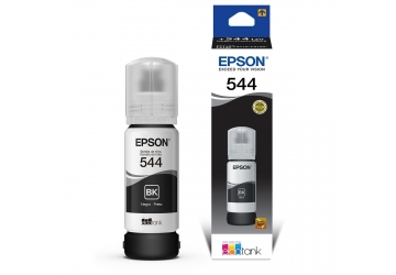 Botella de tinta Epson T544120 negro, compatible con L3110, L3150,L5190, original. Rendimiento 4500 paginas aprox. Contenido 65 ml