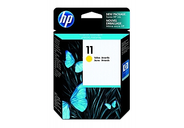 Cartucho InkJet HP C4838A (#11) amarillo, compatible con Business InkJet 1100D, 1100DTN, 1200D, 1200DN, 1200DTN, 1200DTWN, 1700, 2200, 2200SE, 2200XI, 2230, 2250, 2250TN, 2280, 2280TN, 2300, 2300DTN, 2300N, 2600, 2600DN, Color InkJet CP1700, CP1700D, CP1700PS, DesignJet 10PS, 20PS, 50PS, 70P, 100 plus, 110 plus, 100, 110, 120, OfficeJet Pro K850, 9110, original, rendimiento 1750 páginas aprox, contenido 28 ml. 