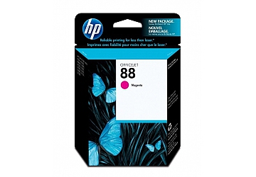 Cartucho Inkjet HP C9387AL (#88) magenta, compatible con OfficeJet Pro K5400 (serie), Color K550 (serie), K8600 (serie), Color K8600 (serie), L7580, L7590, L7680, L7780, original, rendimiento 625 páginas aprox., contenido 9 ml.