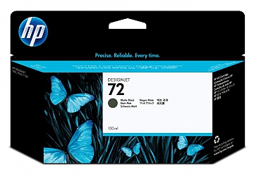 Cartucho Inkjet HP C9403A (#72) negro mate, compatible con DesignJet T610,  T1100, original, contenido 130 ml.