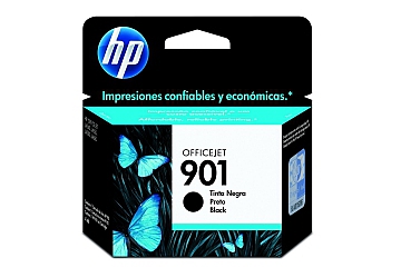 Cartucho HP Officejet CC653AL (#901) negro, compatible con Officejet J4660, J4540, J4550, J4580, J4680 original, rendimiento 200 paginas